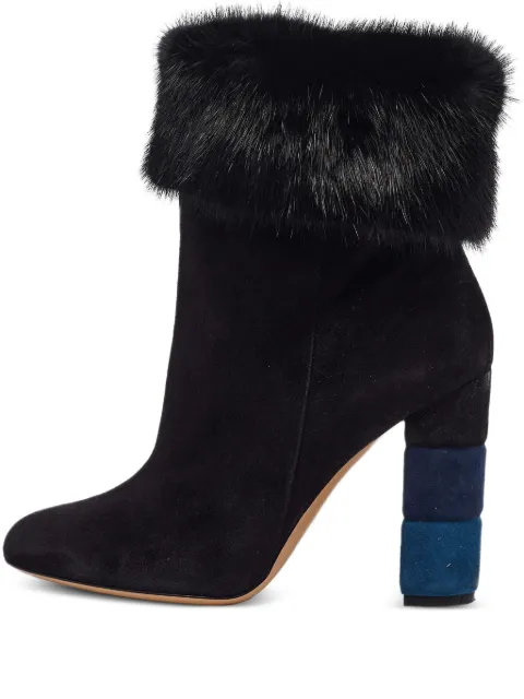 Ferragamo Pre-Owned 11 0mm suede boots