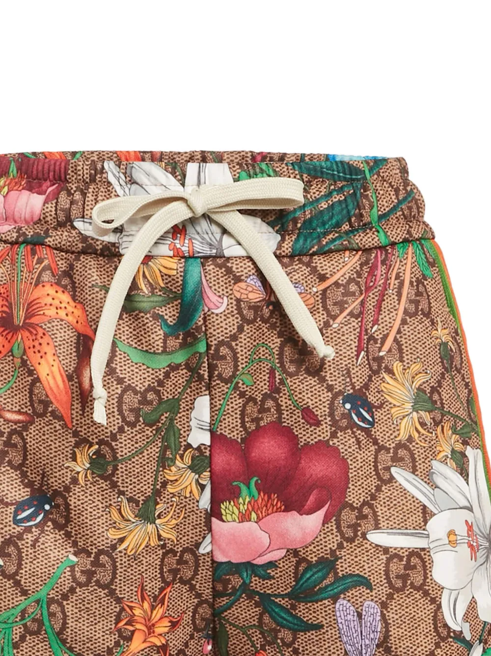 Gucci Pre-Owned Shorts met GG-monogram - Bruin