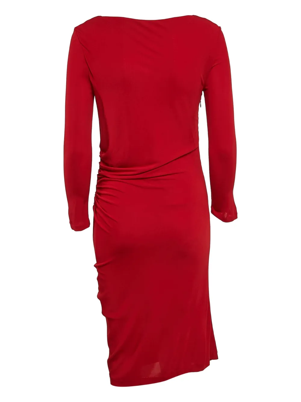 Versace Pre-Owned Jurk met ruches - Rood