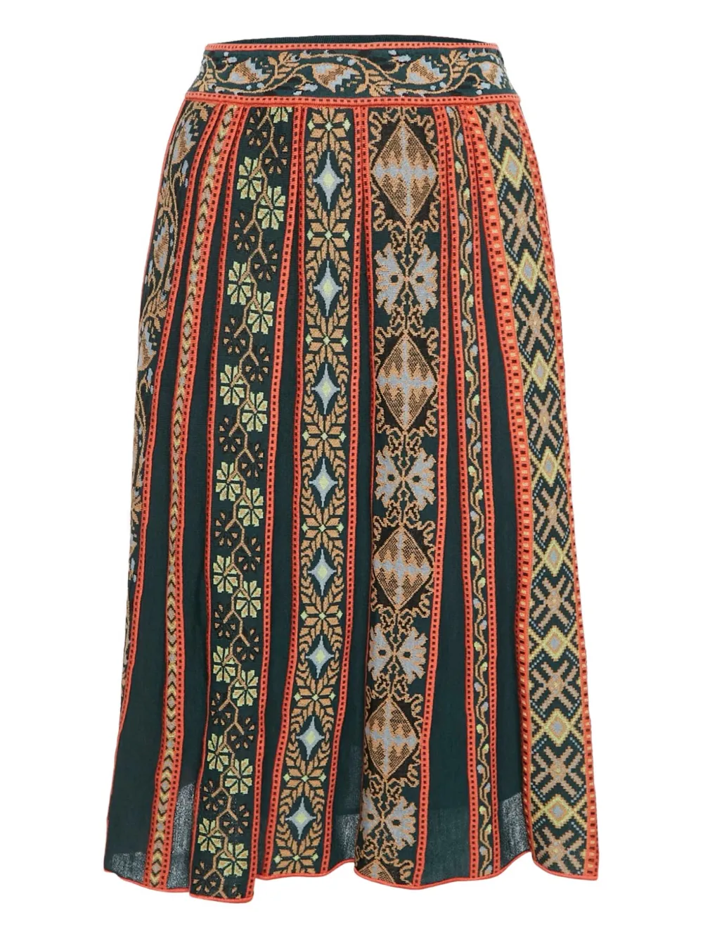 Missoni Pre-Owned  floral knit midi skirt | Green | Image 1