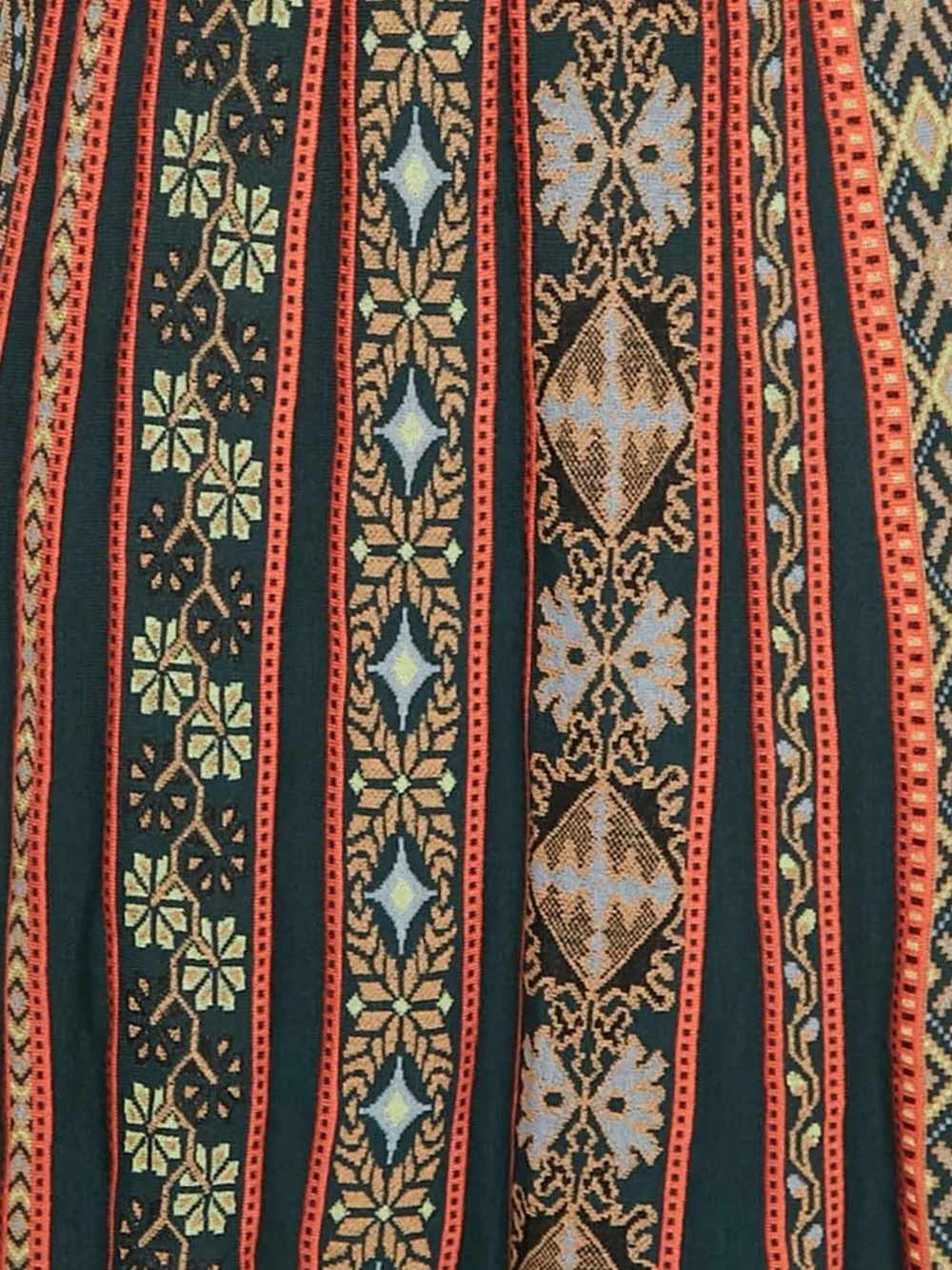 Missoni Pre-Owned Gebreide midi-rok met bloemenprint - Groen