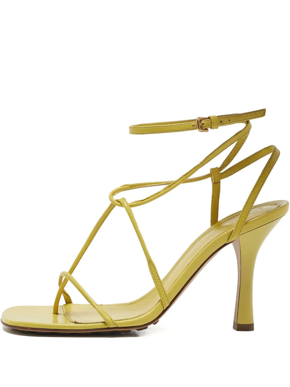 Bottega Veneta Pre-Owned Sandali in pelle 95mm - Giallo