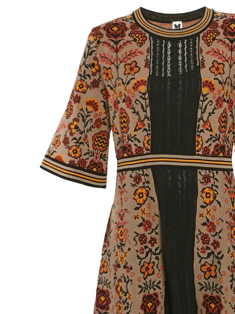 Missoni Pre-Owned Maxi-jurk met bloemenprint - Bruin
