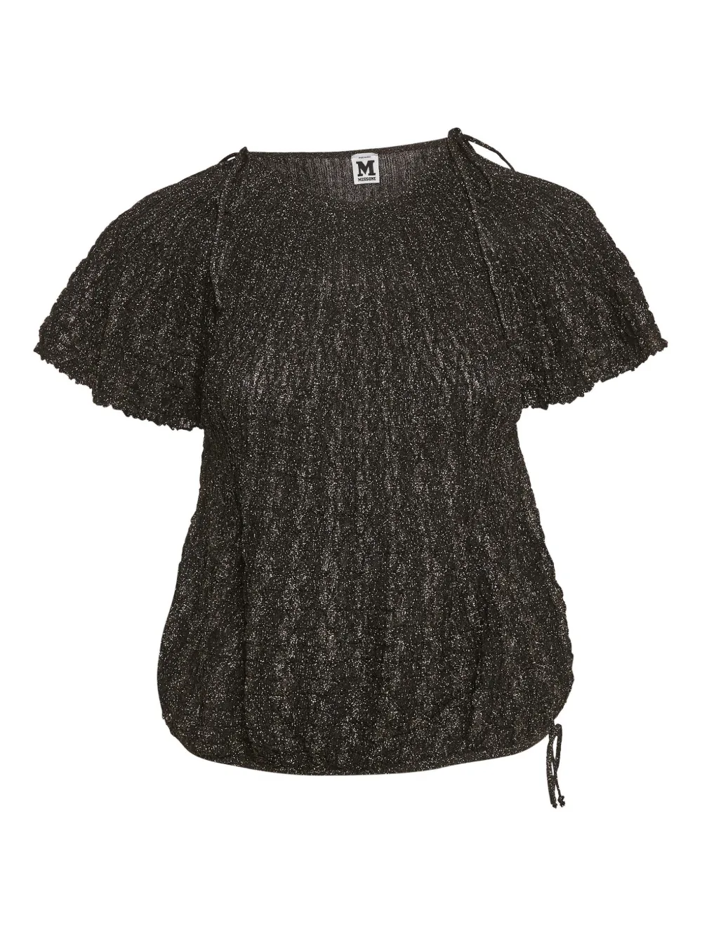 Pre-owned Missoni Lurex Blouse In Black