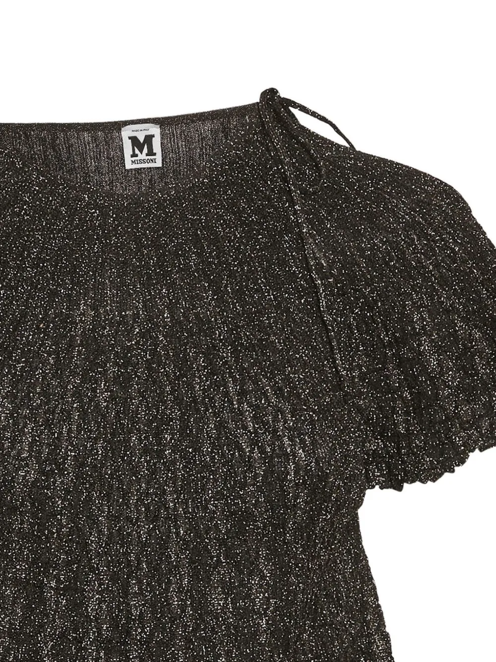 Pre-owned Missoni Lurex Blouse In Black