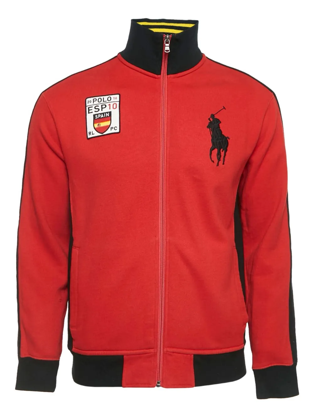 Polo Ralph Lauren Vintage embroidered patch track jacket | Red | Image 1