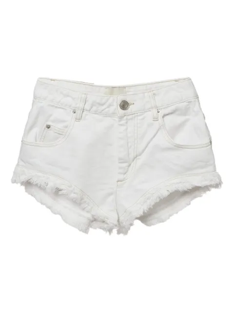 Isabel Marant Vintage Eneidao frayed-hems denim shorts