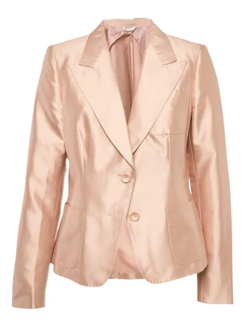 Max Mara blazer à simple boutonnage pre-owned