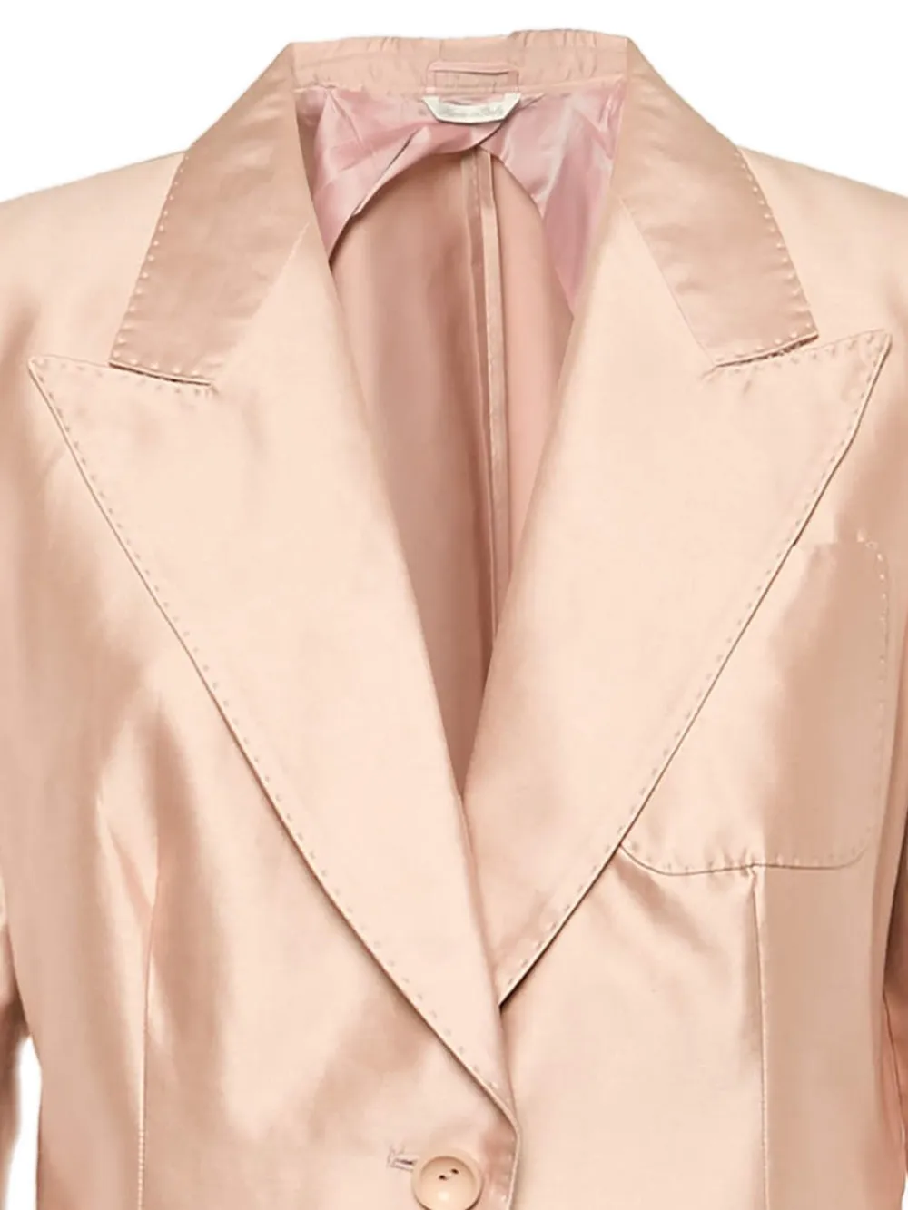 Pre-owned Max Mara Single-breasted Blazer In Pink