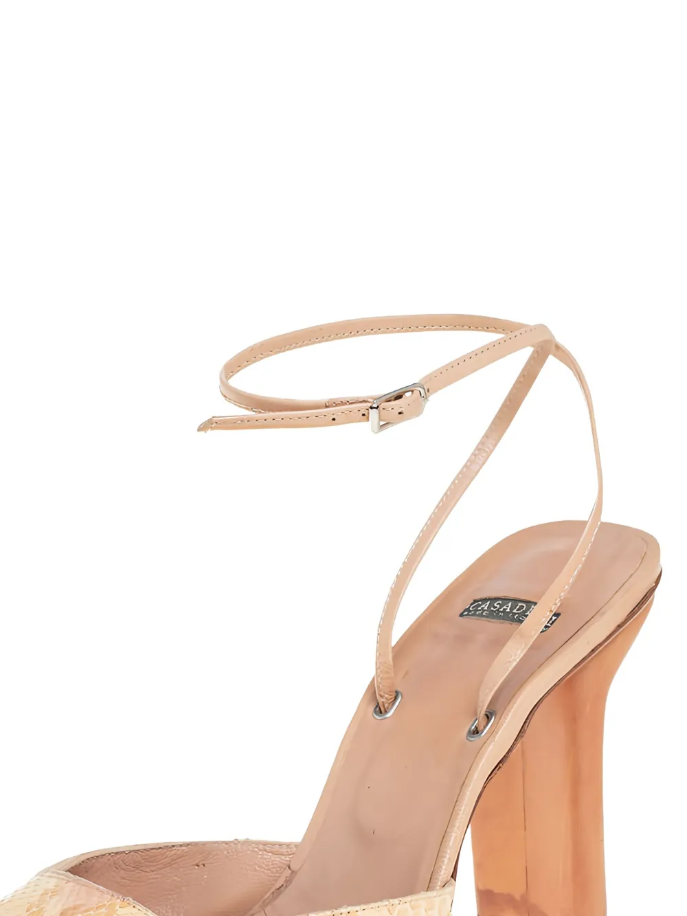 Casadei Vintage 100 mm leren pumps met hakken - Beige