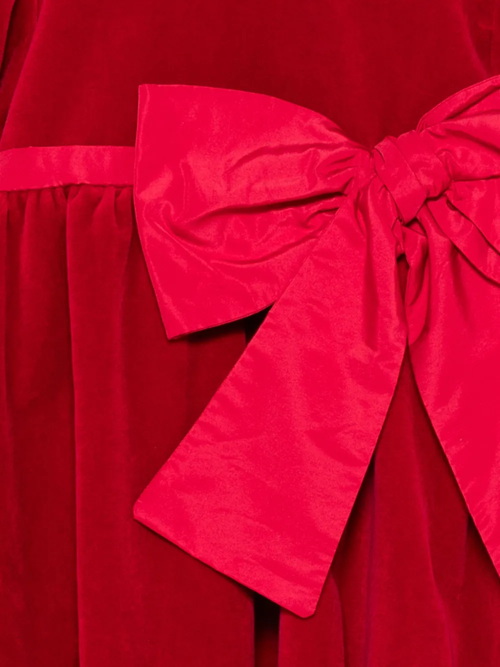 La Stupenderia Jurk verfraaid met strik Rood