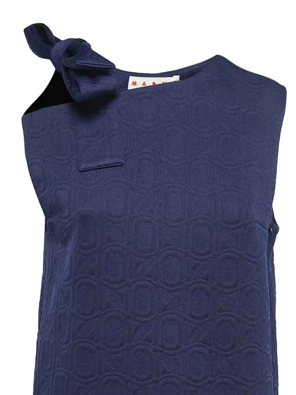 Marni Pre-Owned Jurk met strikdetail - Blauw