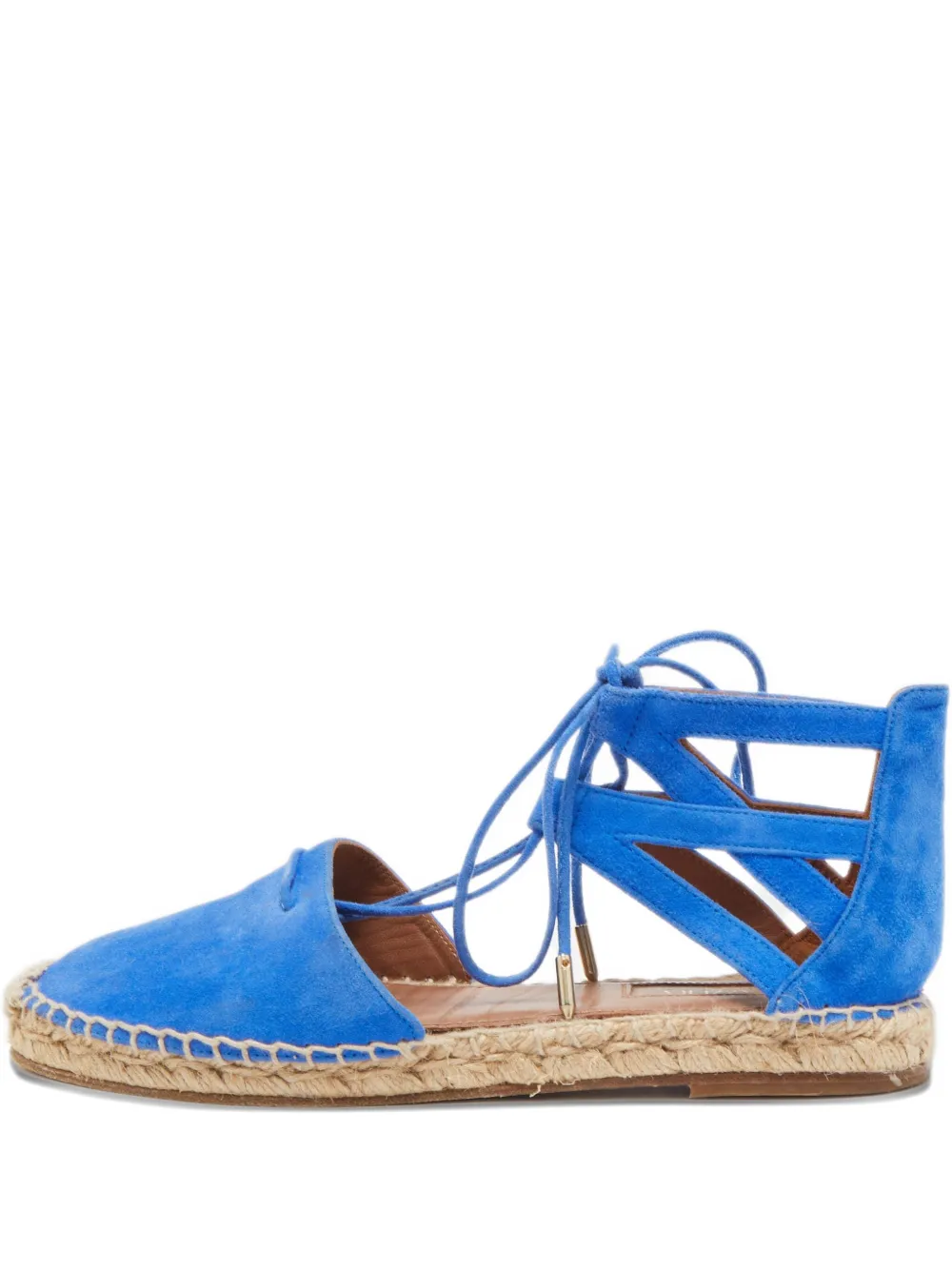 Aquazzura Espadrilles stringate - Blu