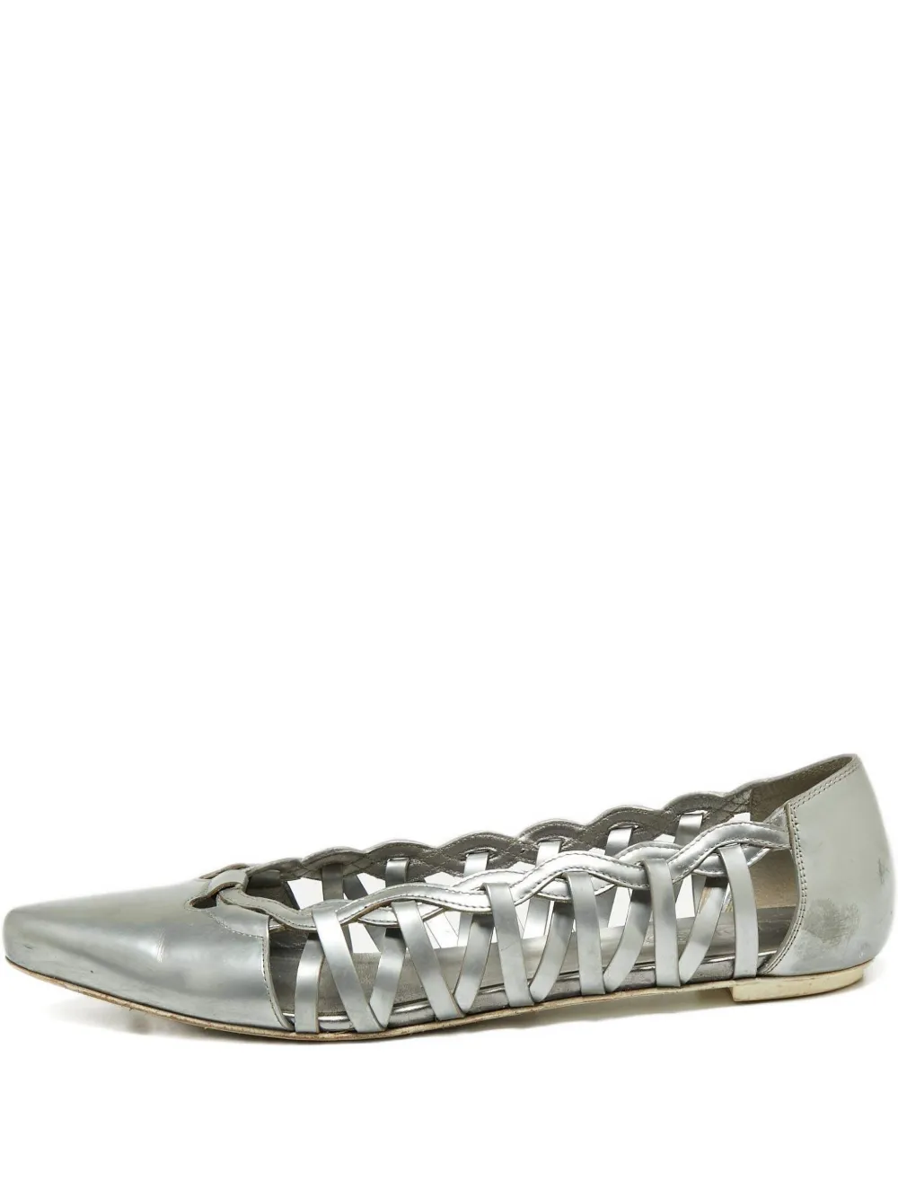 Tod's Vintage Ballerine in pelle - Grigio