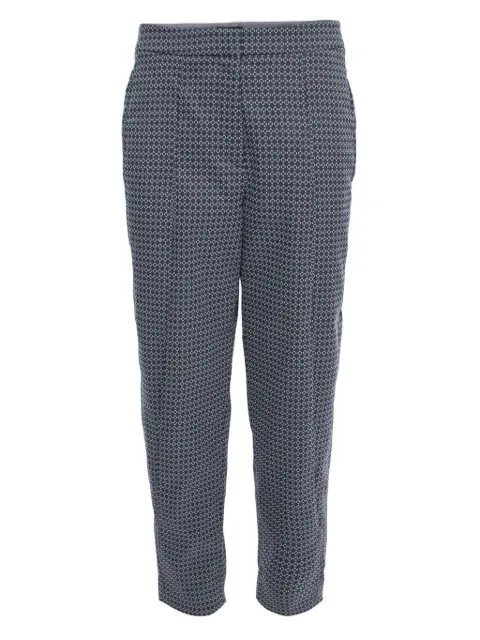 Giorgio Armani Pre-Owned geometric-print trousers
