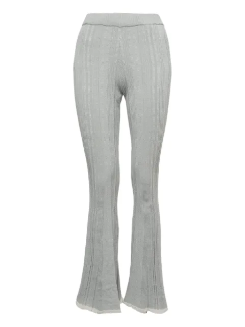 JOSEPH ribbed flared trousers