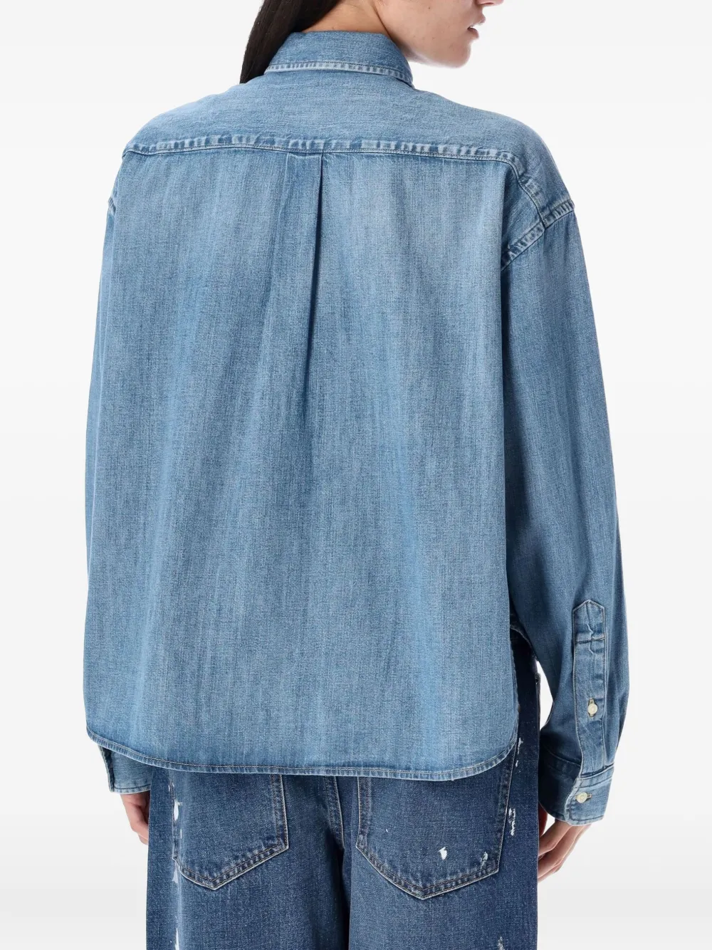 Polo Ralph Lauren denim cotton shirt - Blauw