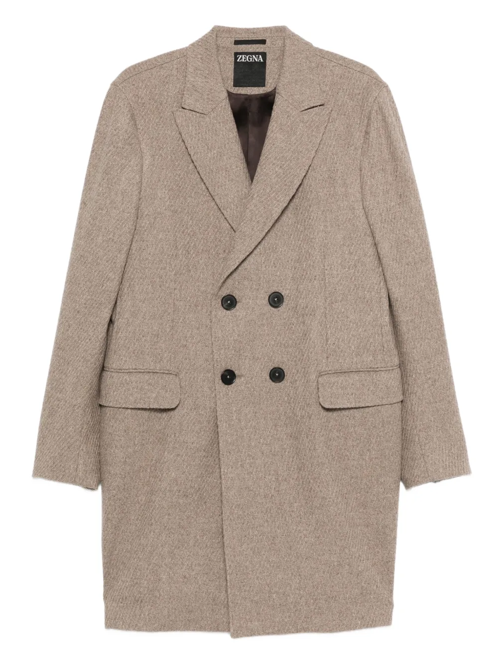 Zegna abrigo con doble botonadura | neutro | Image 1
