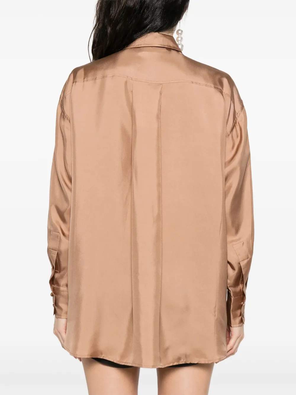 ZIMMERMANN Zijden blouse Bruin