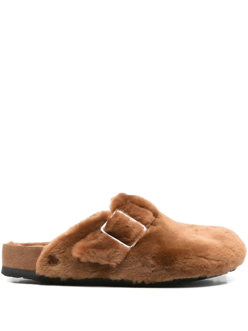 Birkenstock slippers con detalle de hebilla | marrón | Image 1