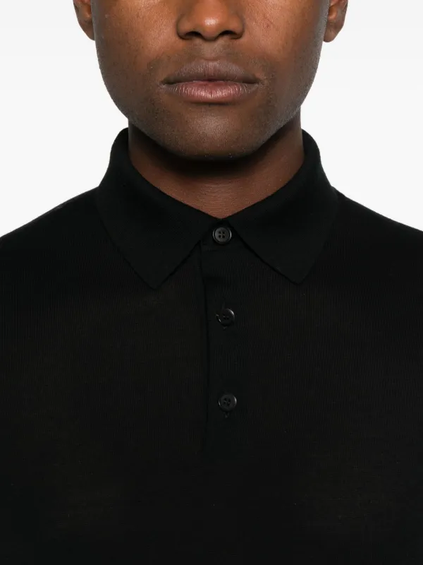 Ermenegildo Zegna 黒 長袖ポロシャツ Ermenegildo Zegna 黒 長袖ポロシャツ L｜Yahoo!フリマ（旧PayPayフリマ）