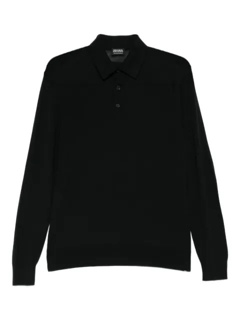 Zegna long sleeve polo shirt