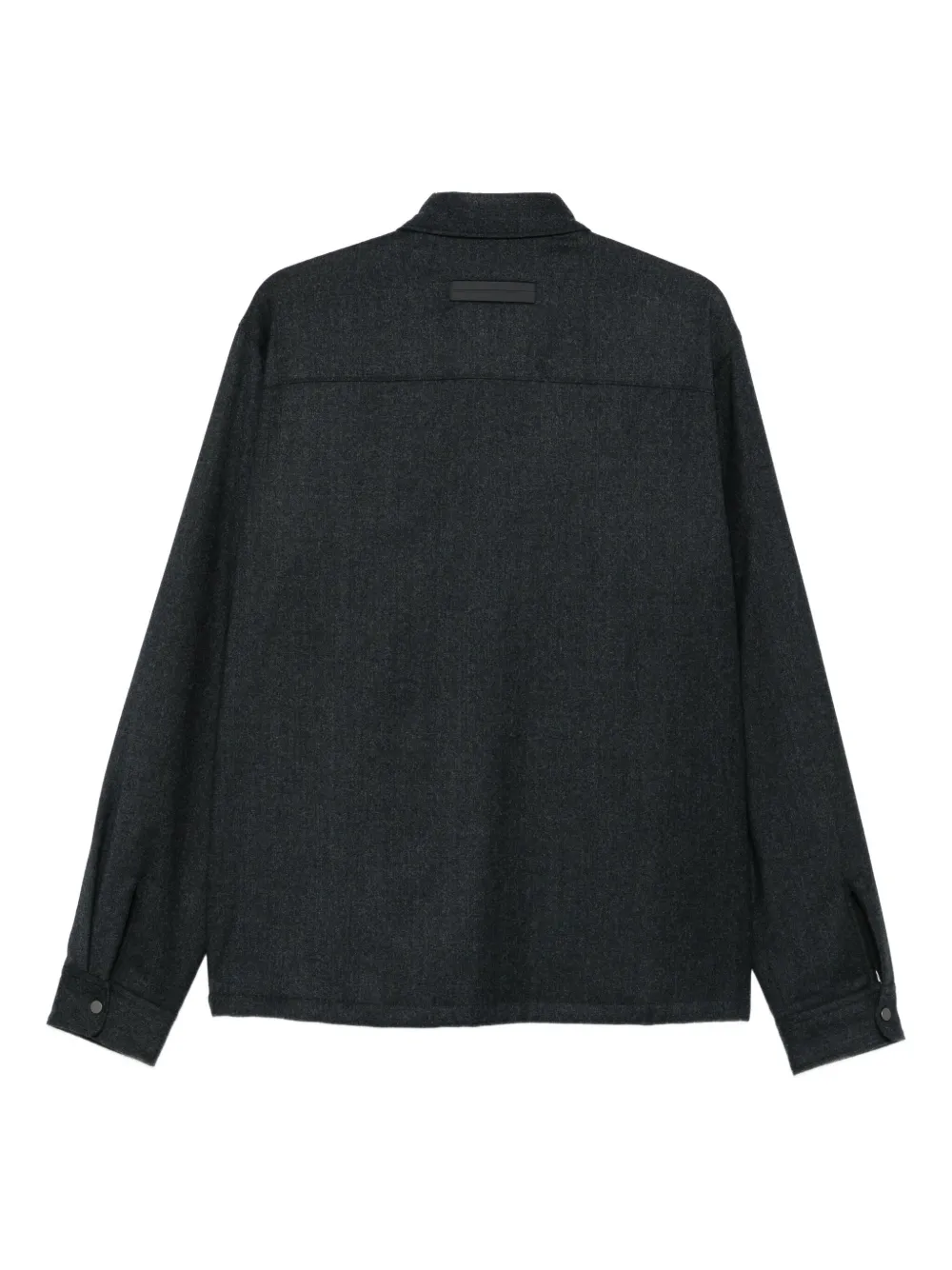 Zegna mélange shirt - Grijs