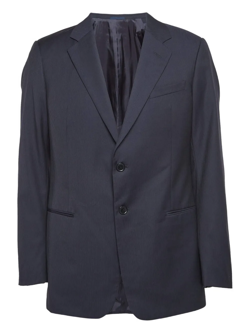Armani Vintage wool single-breasted blazer | Blue | Image 1