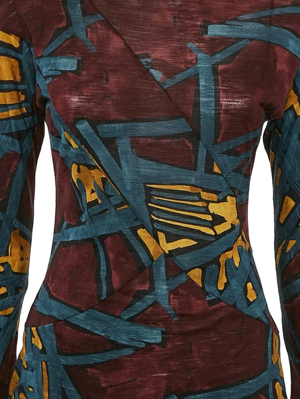 Kenzo Pre-Owned abstract-print turtleneck top | Image 2