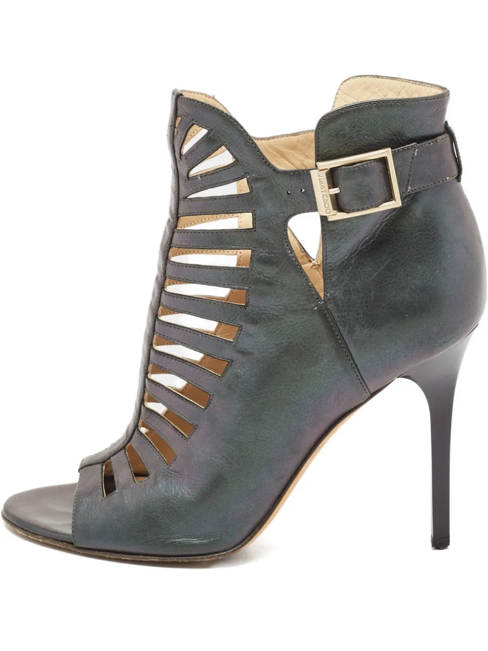 Jimmy Choo Pre-Owned botas con hebilla y aberturas | negro | Image 1