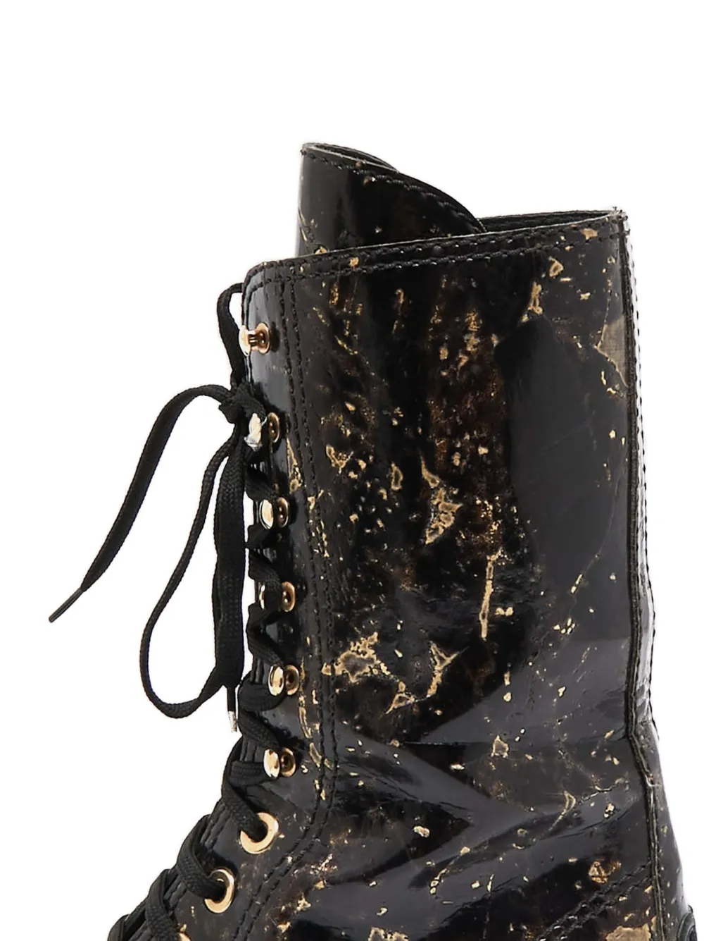 CHANEL Pre-Owned Veterlaarzen met spikkels - Zwart