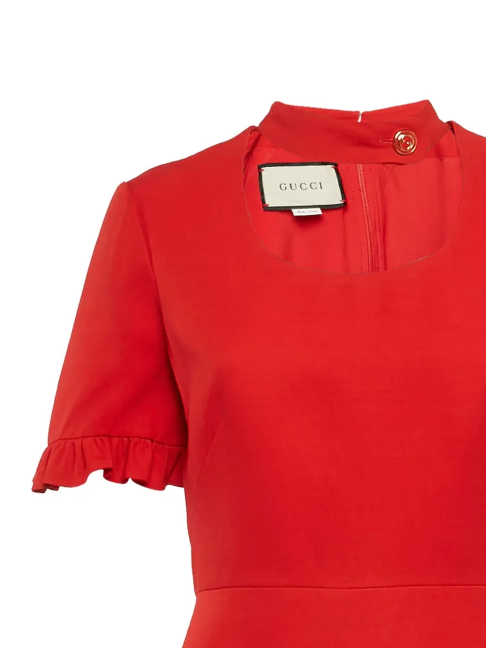 Gucci Pre-Owned 2024 jurk van zijdeblend - Rood
