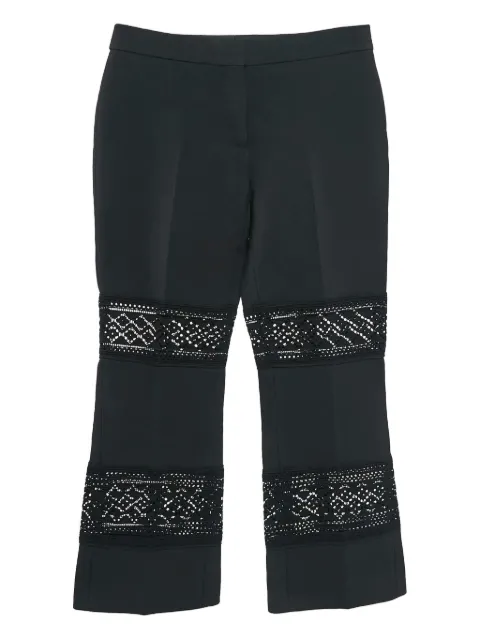 Alexander McQueen Pre-Owned lace-detail trousers