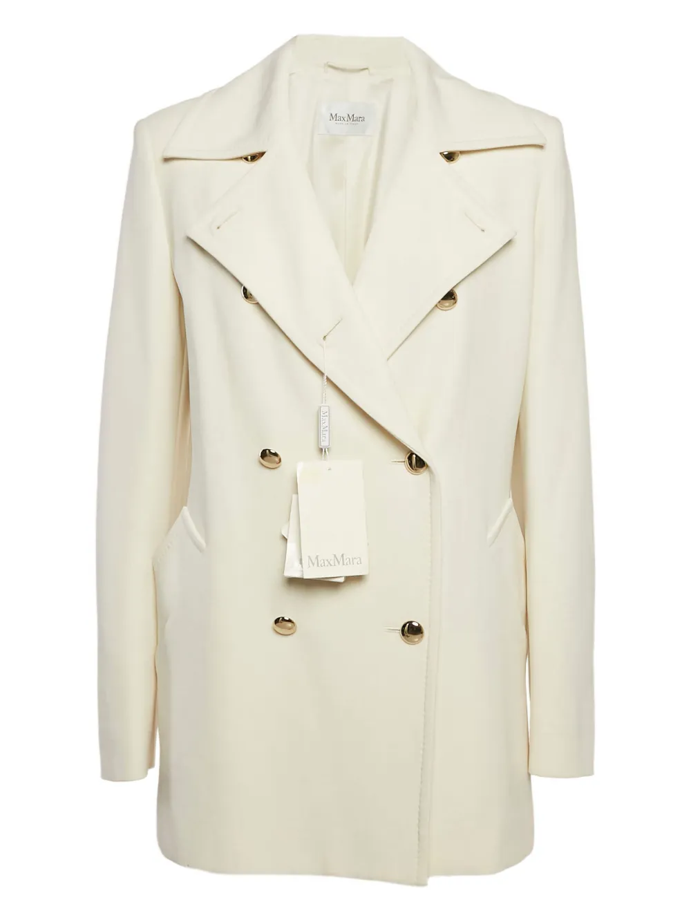 Max Mara double-breasted coat | Neutrals | Image 1