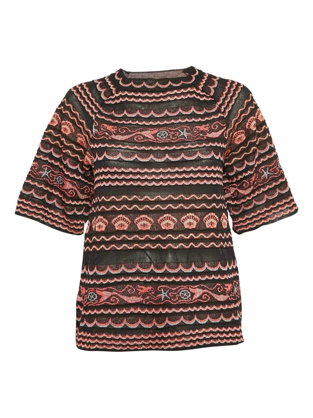 Missoni Pre-Owned lurex-detail blouse | Black | Image 1
