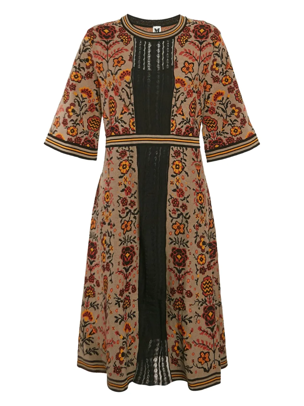 Missoni Pre-Owned 2024 floral-jacquard dress | Brown | Image 1