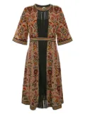 Missoni Pre-Owned 2024 floral-jacquard dress - Brown