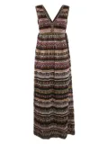 Missoni Pre-Owned 2024 stripe knit maxi dress - Black