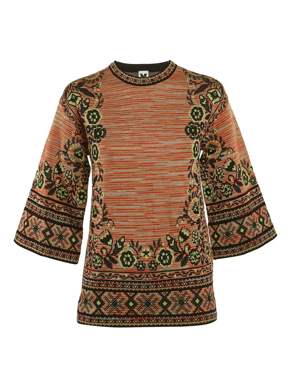 Missoni Pre-Owned floral geometric knit top | Multicolour | Image 1