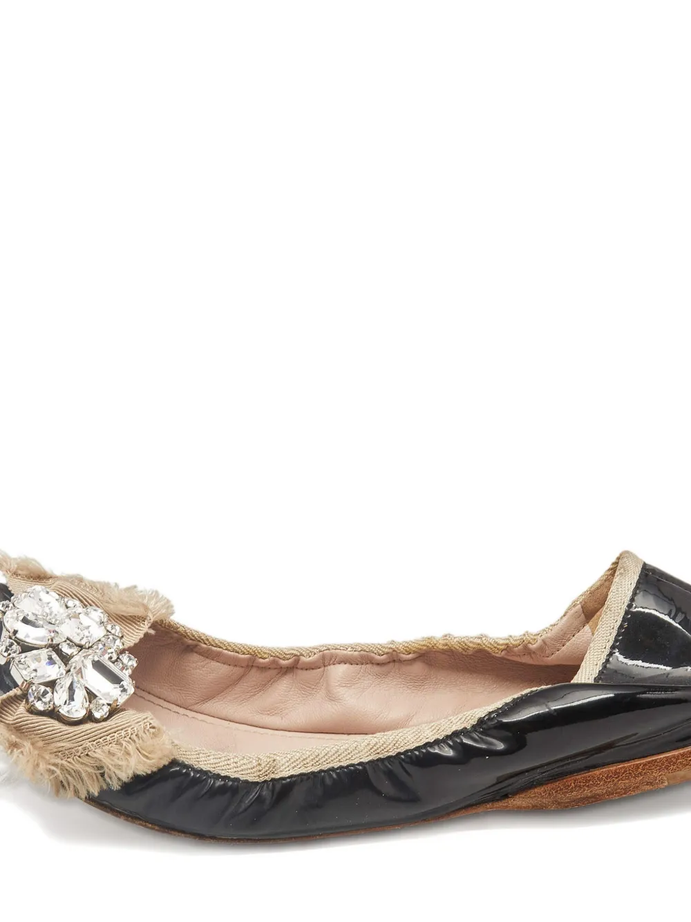 Miu Miu Pre-Owned flats de charol | Image 2