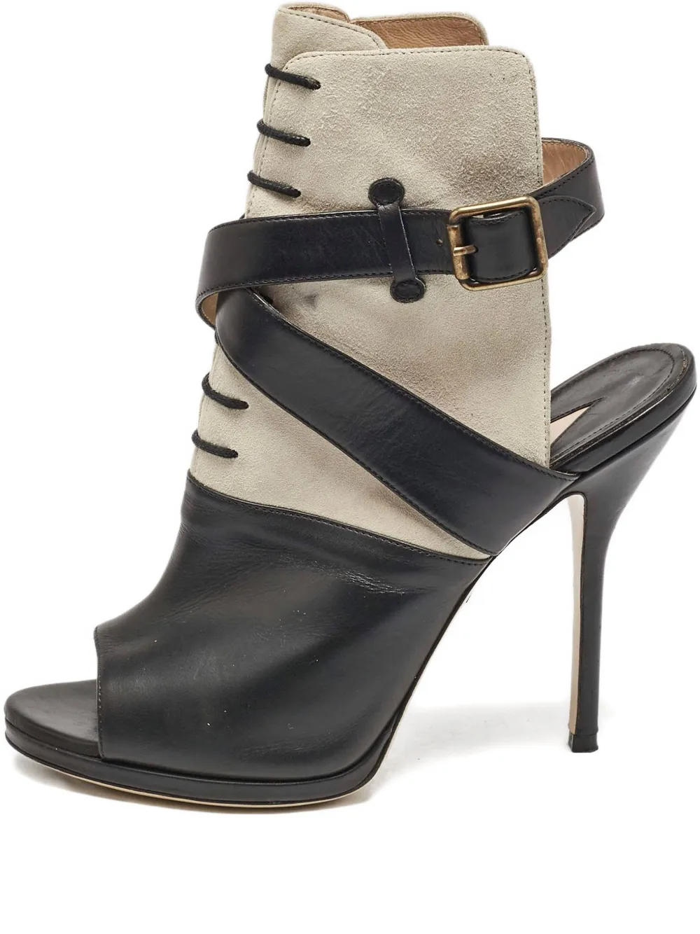 Paul Andrew 120mm buckle strap sandals | Black | Image 1