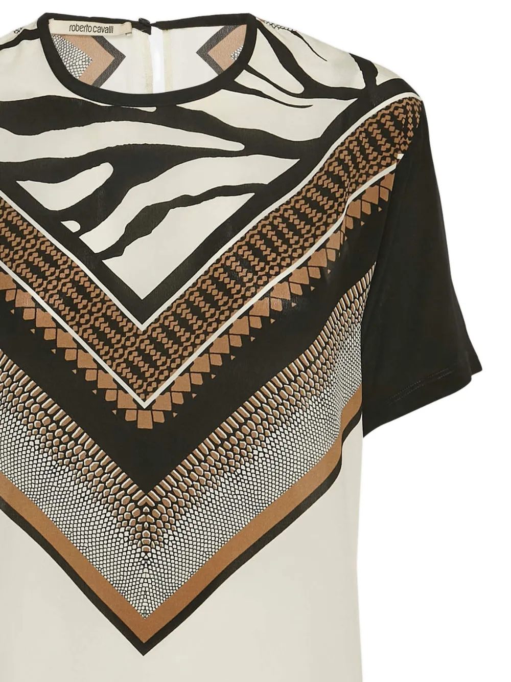 Roberto Cavalli Vintage crew-neck silk t-shirt | Image 2