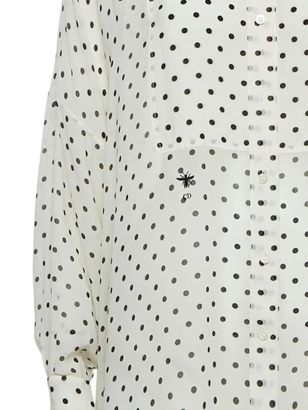 Christian Dior Pre-Owned polka-dot silk dress | Image 2