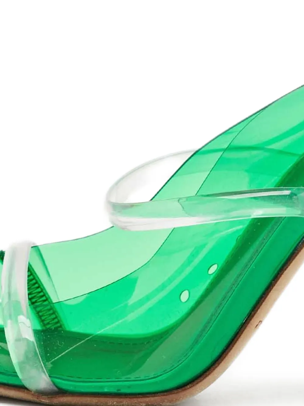 Malone Souliers 100 mm Maureen muiltjes met hak - Groen