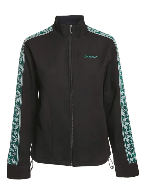 Off-White Pre-Owned glitter-trim track jacket