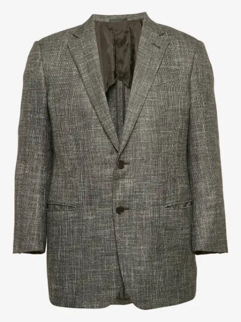 Armani Vintage blazer texturizado con botones