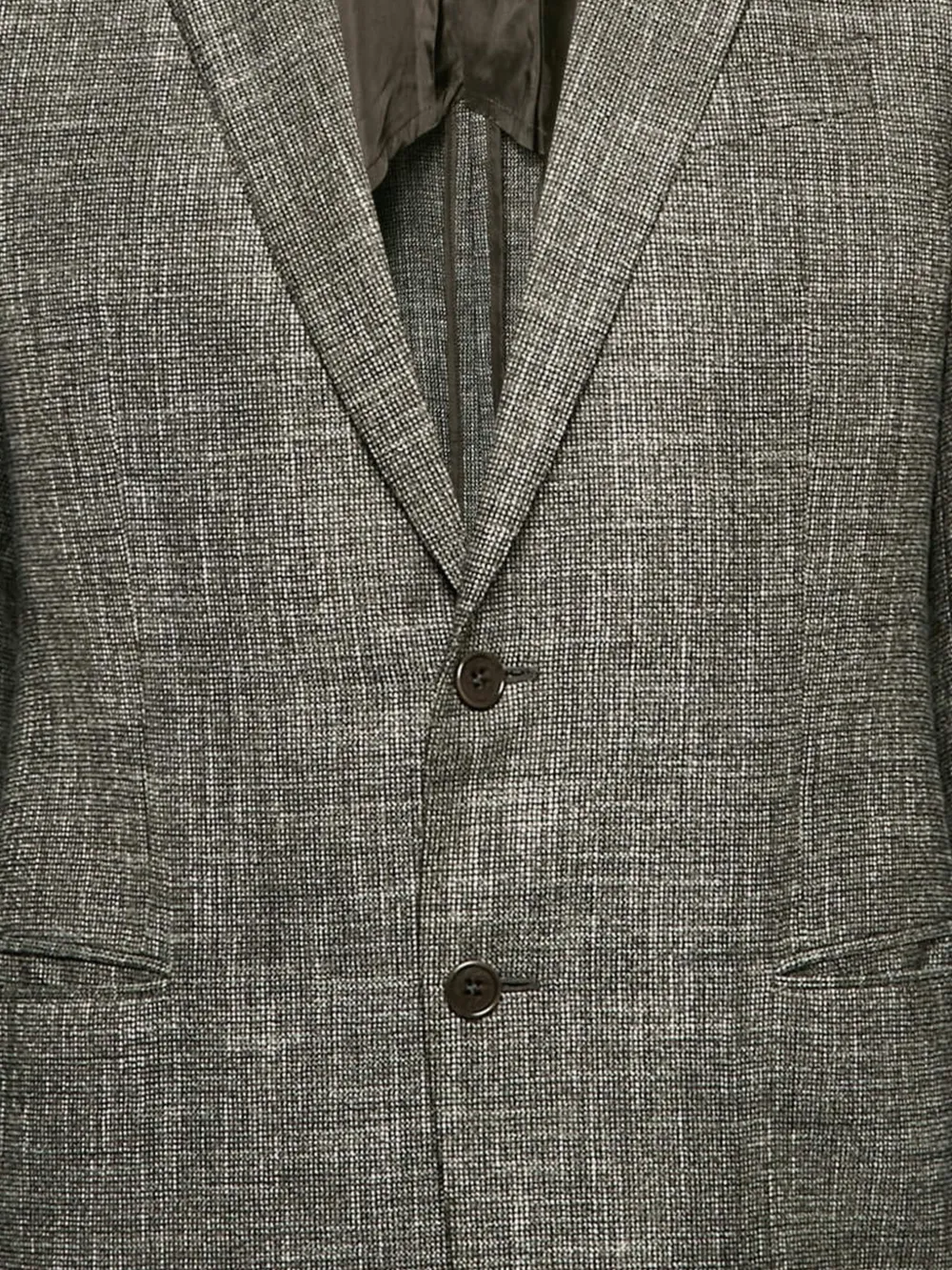 Armani Vintage single-breasted textured blazer | Image 2