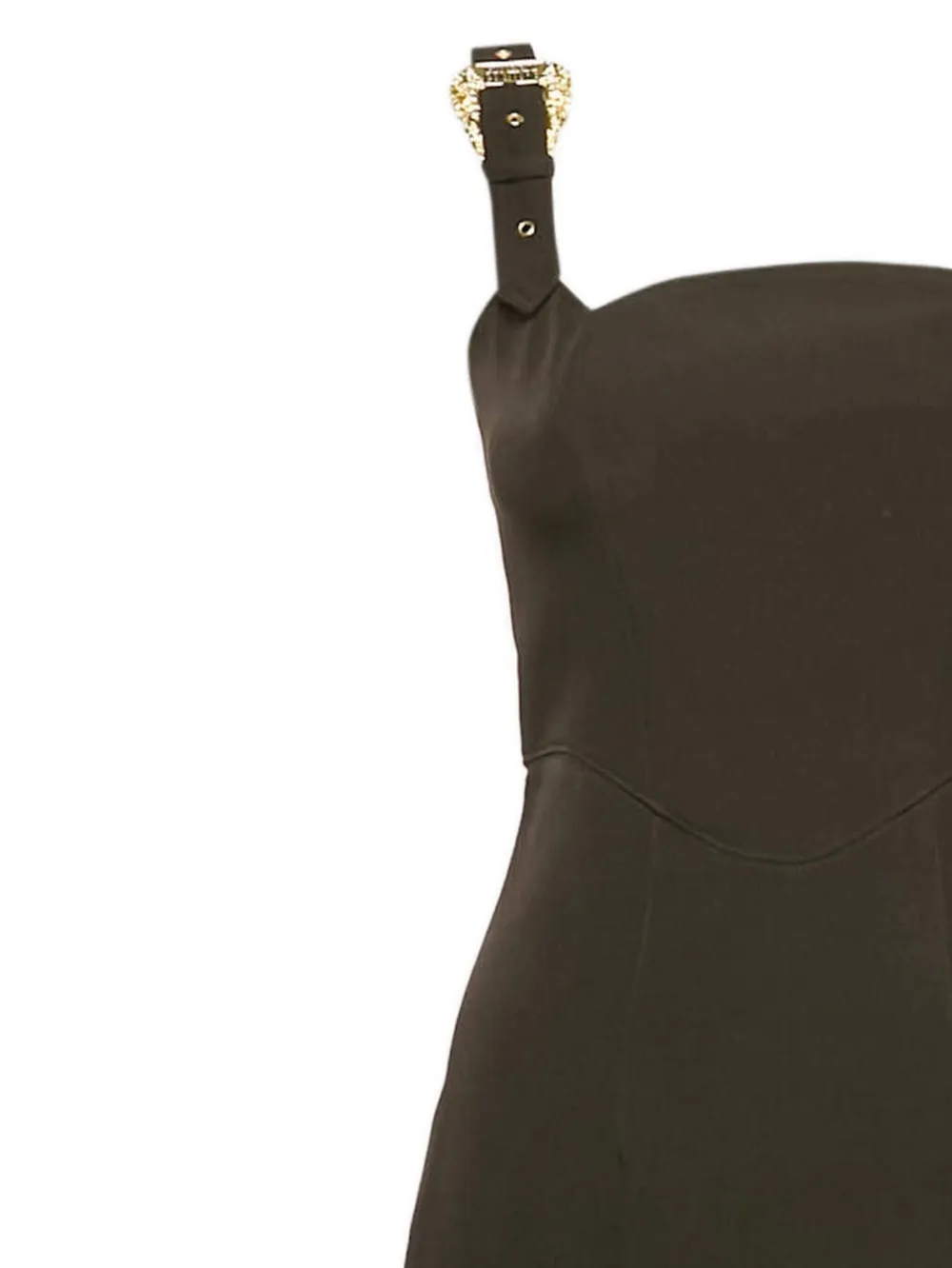 Versace Pre-Owned Jurk met gespbandje - Bruin