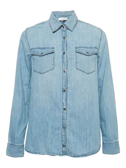 Elisabetta Franchi camisa de mezclilla con bolsillo 2024