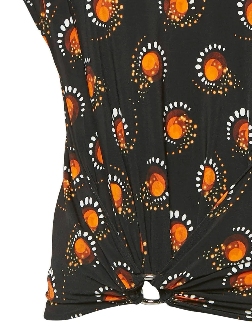 Paco Rabanne Pre-Owned gathered-detail printed blouse | Image 2